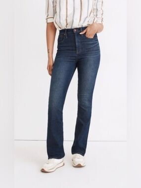 Madewell Skinny Flare Jeans in Linnean Wash Size 26